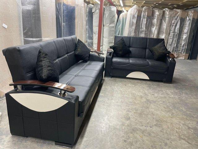 Preview of the first image of New Branded 3+2 Sofabed Sets Sale.