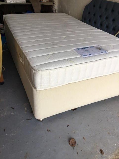 Preview of the first image of Dunlopillo small Double electric divan bed.