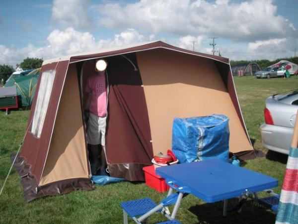 Image 1 of Relum Frame Tent Four berth. In good condition.