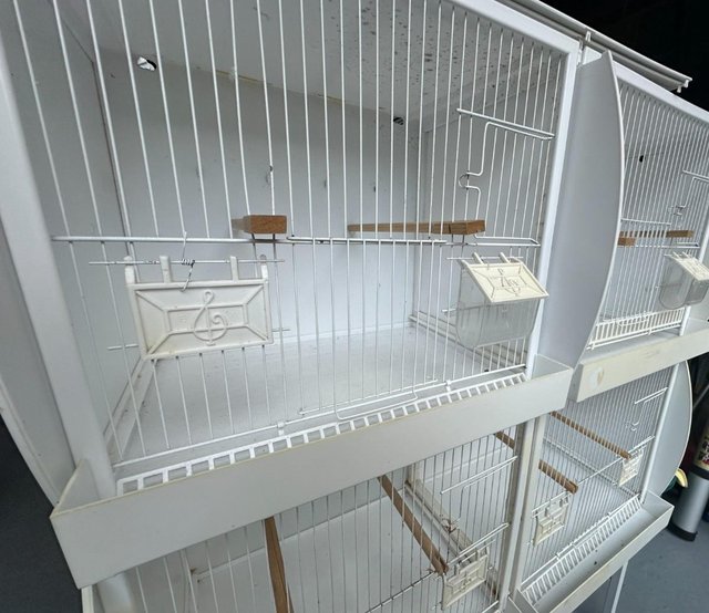 Preview of the first image of Plastic Breeding Cages With Stands.