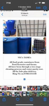 Image 1 of Recycled IBCs, Barrels, Drums. Prices start at just £1