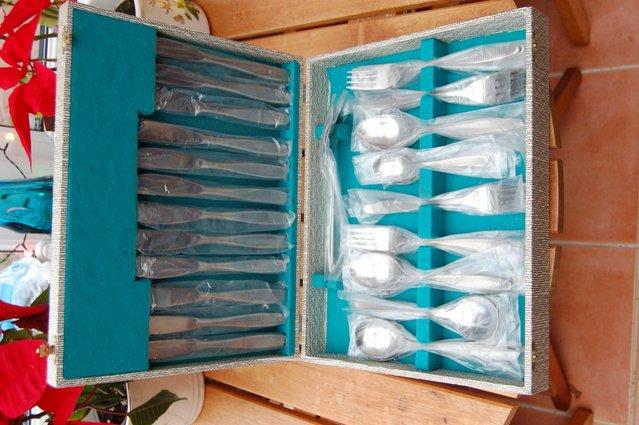 Image 1 of Viners Vintage Cutlery Canteens of Stainless Steel Designs.