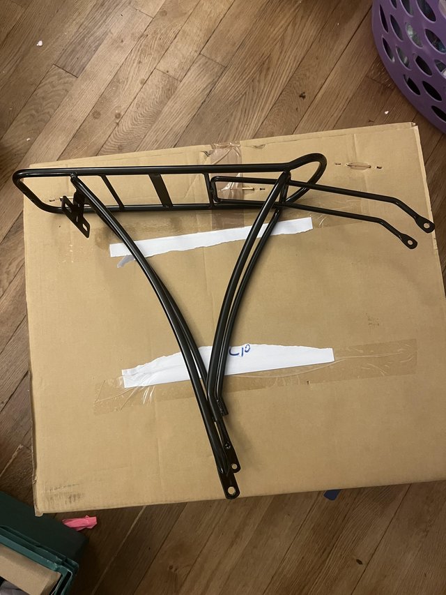 Preview of the first image of Bike rack for pannier bag.