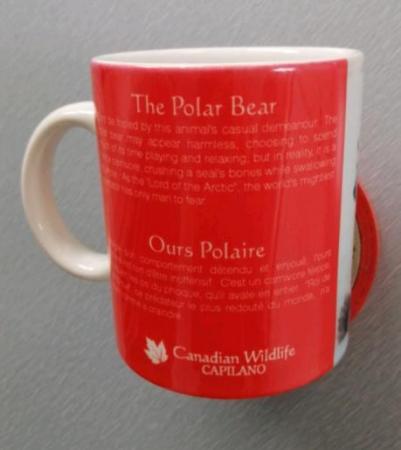 Image 7 of Canada Wildlife 'Polar Bear' tea/coffee mug.