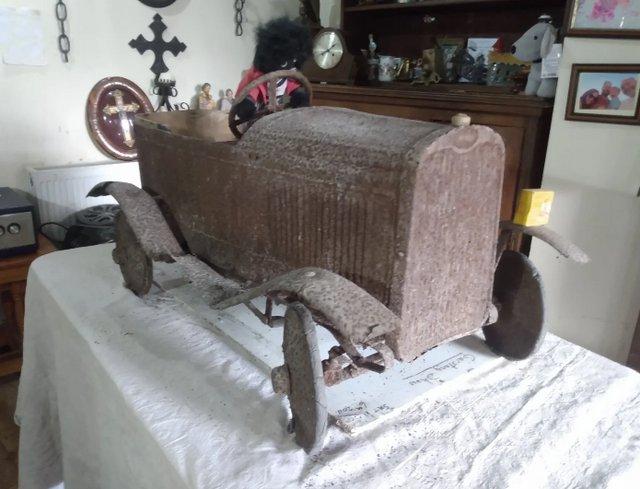 Preview of the first image of Vintage Triang Pedal Car for restoration 1930's.