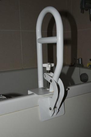 Image 1 of Bath side hand support (removable)