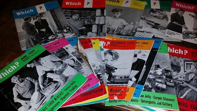Preview of the first image of Vintage WHICH? magazines, 43 editions from 1957.