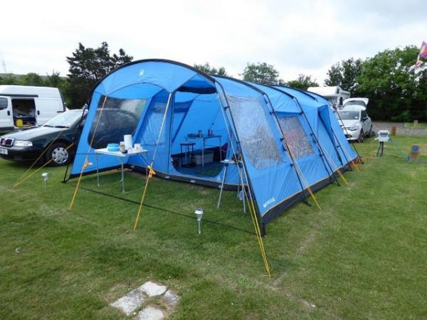 Image 1 of large tent + camping equipment