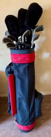 Image 1 of Spalding Golf Bag and 12clubs (1980’s)