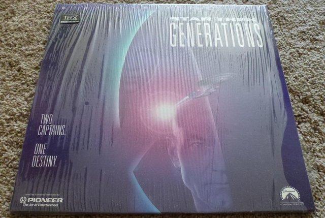Preview of the first image of Star Trek VII: Generations. Laserdisc (1994).