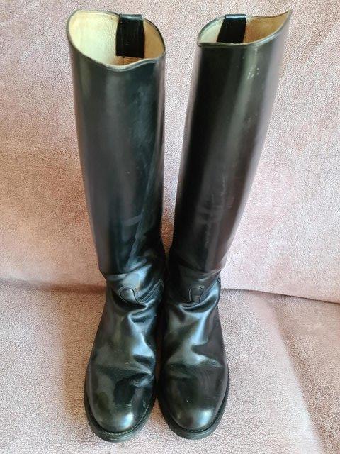 Preview of the first image of Equestrian Riding Boots in Black.