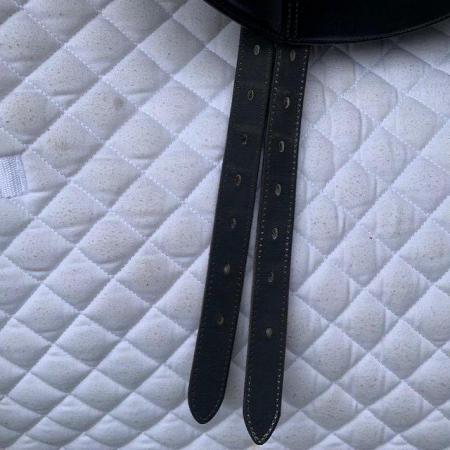 Image 6 of Bates Caprilli 17 inch dressage saddle