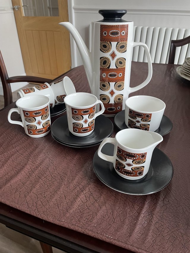 Preview of the first image of J&G Maori coffee pot set.