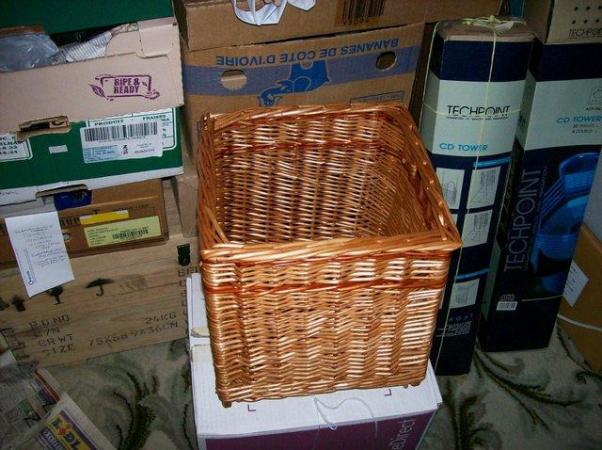 Image 1 of New Wicker Basket suit Magazines, Logs, Wastepaper