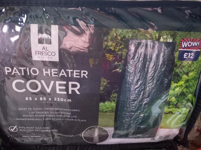 Preview of the first image of GARDEN PATIO HEATER COVERS X 2 NEW.
