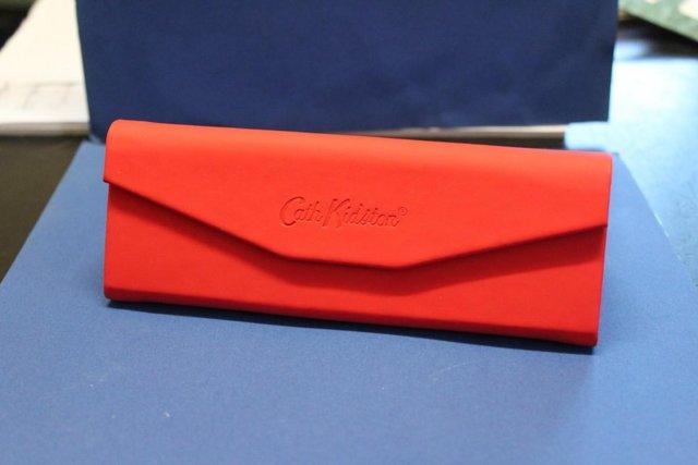 Preview of the first image of Cath Kidston Red Glasses Case.