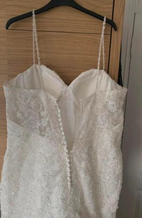 Image 3 of Wedding dress very good condition off white