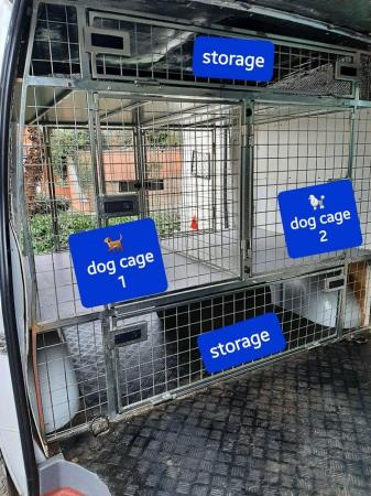 Image 5 of K9 custom built dog cages, for Mercedes vito.