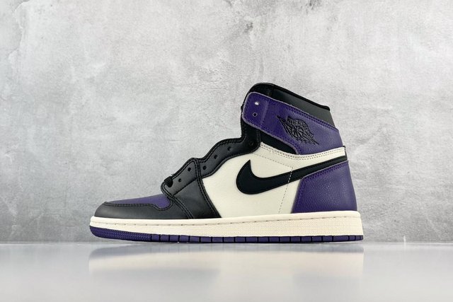 Preview of the first image of Jordan 1 Retro High Court Purple.