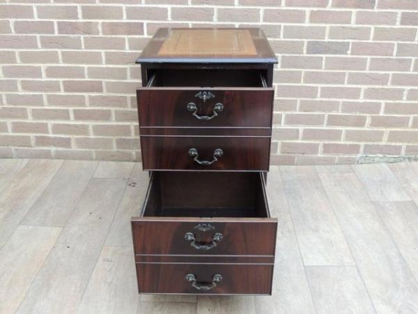 Image 8 of Antique Style Filing Cabinet with Key (Delivery)