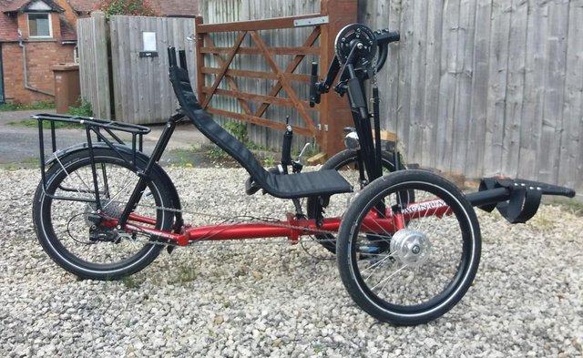 Preview of the first image of Greenspeed Magnum Handcycle Recumbent.