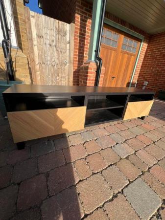 Image 3 of IKEA TV Stand - fits 75 to 80 inch TV
