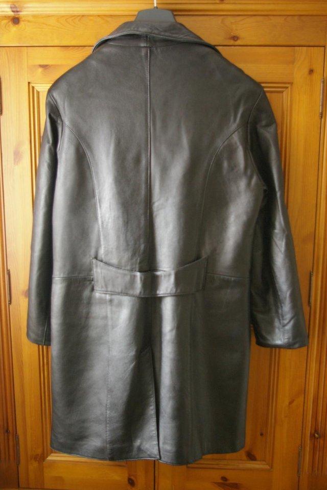 Preview of the first image of Ladies leather coat in very good condition.