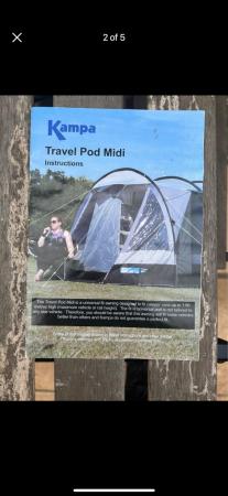 Image 3 of Kampa travel pod mini awning/tent