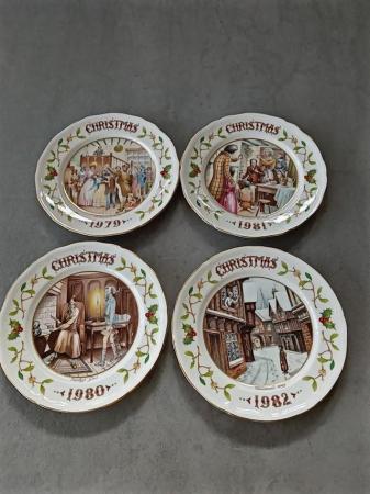 Image 1 of Aynsley Christmas Plates 1979 -1985