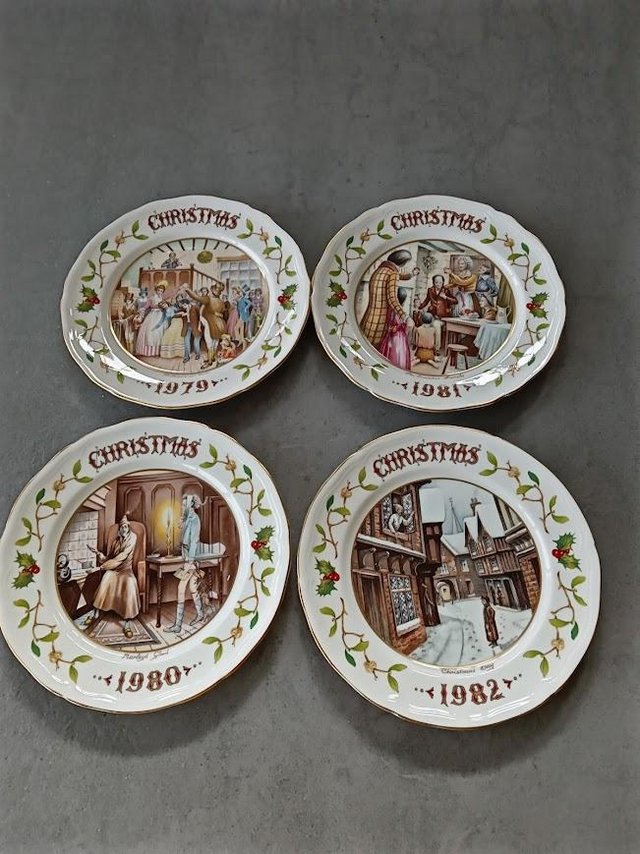 Preview of the first image of Aynsley Christmas Plates 1979 -1985.