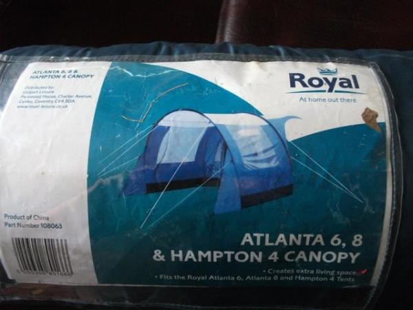 Image 21 of Royal Atlanta 8 Tunnel Tent with Side Canopy