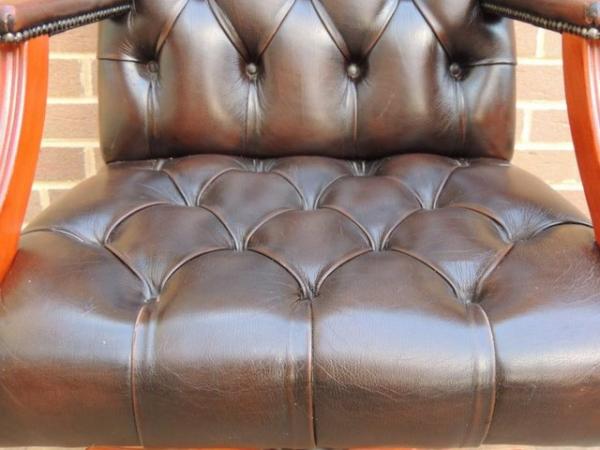 Image 16 of Gainsborough Brown Chesterfield Chair (UK Delivery)