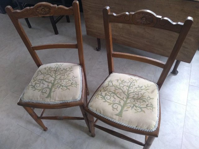 Preview of the first image of Free - pair of bedroom chairs.