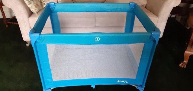 Image 3 of red kite travel cot for sale used