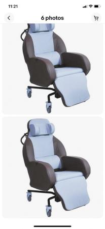 Image 1 of Mobility chair recliner on wheels