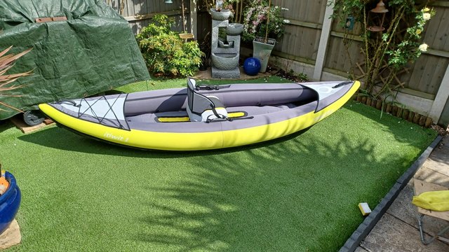 Preview of the first image of Inflateable kayak and oar.