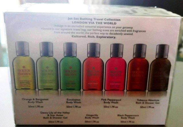 Image 3 of NEW & SEALED. MOLTON BROWN AIRLINE EXCLUSIVE GIFT SET.