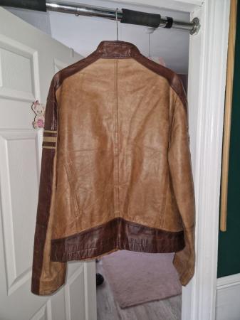 Image 3 of Lambretta leather jacket size Small