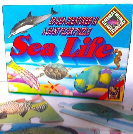 Image 3 of CHILD's LARGE FLOOR PUZZLE - SEA LIFE