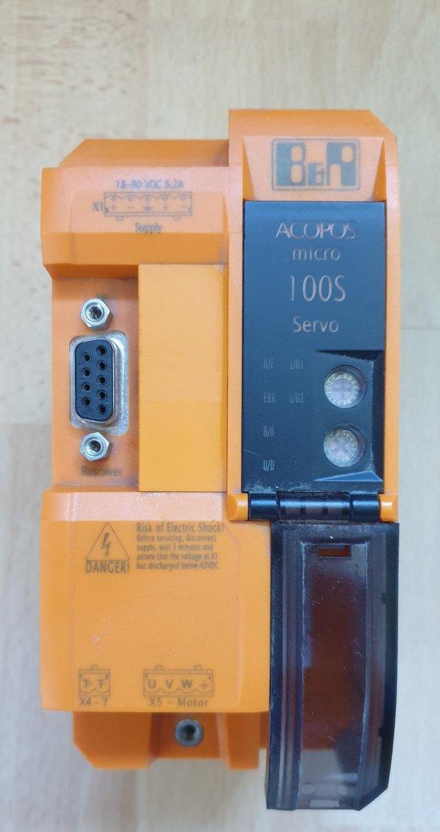 Preview of the first image of B&R ACOPOS micro inverter 80VD100PS.C02X-01 Rev. C7.
