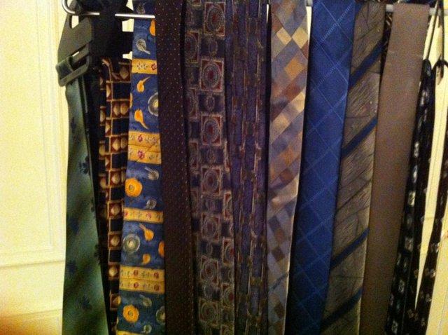 Preview of the first image of Collection of men's ties New and used.