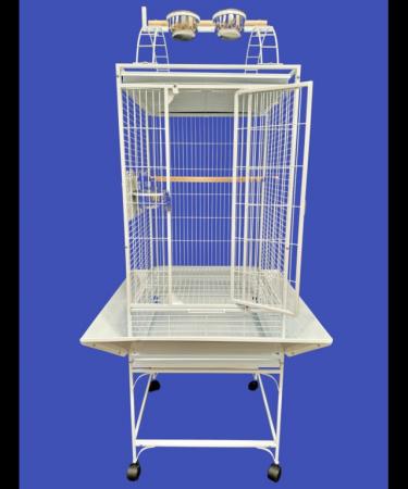 Image 5 of Parrot-Supplies Colorado Play Top Parrot Cage White