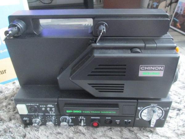 Image 3 of Vintage Chinon SP-350 Twin Track Magnetic 8mm Projector