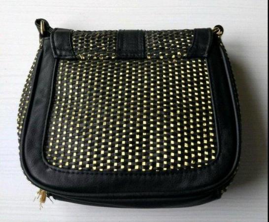 Image 6 of New Women's Warehouse Black & Gold Shoulder Crossbody Bag