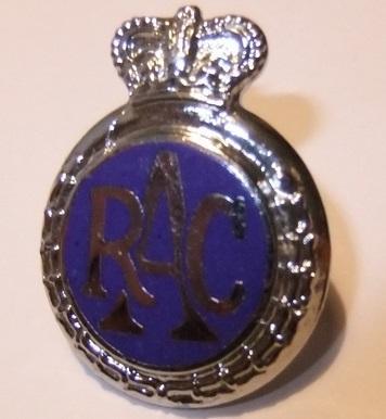 Preview of the first image of Royal Automobile Club R A C patrol collar badge.