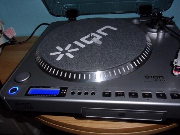Image 1 of ion 2cd record player ion with bilt in cd recorder