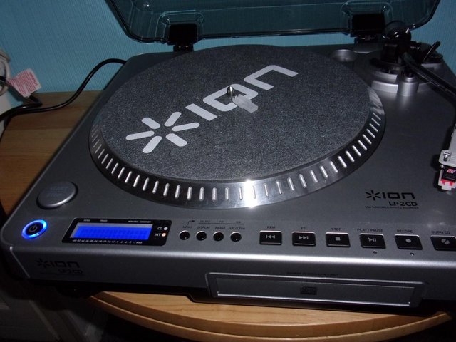 Preview of the first image of ion 2cd record player ion with bilt in cd recorder.
