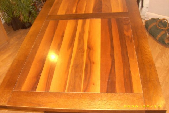 Image 1 of Large dining table seats six or eight