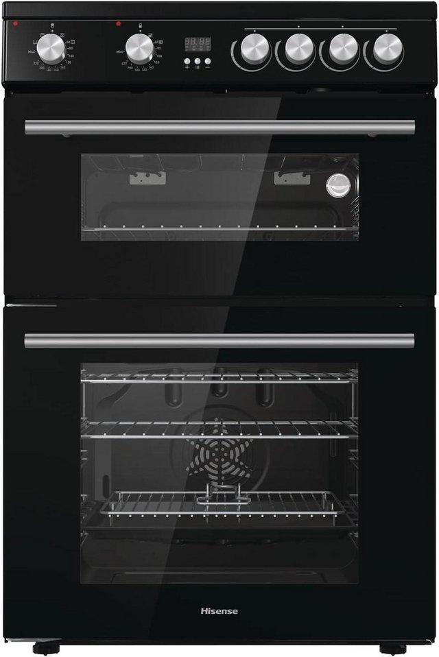 Preview of the first image of HISENSE 60CM ELECTRIC COOKER WITH CERAMIC HOB-BLACK-GRADED.