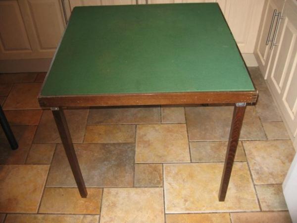 Image 1 of CARD / BRIDGE TABLE IN NICE CONDITION